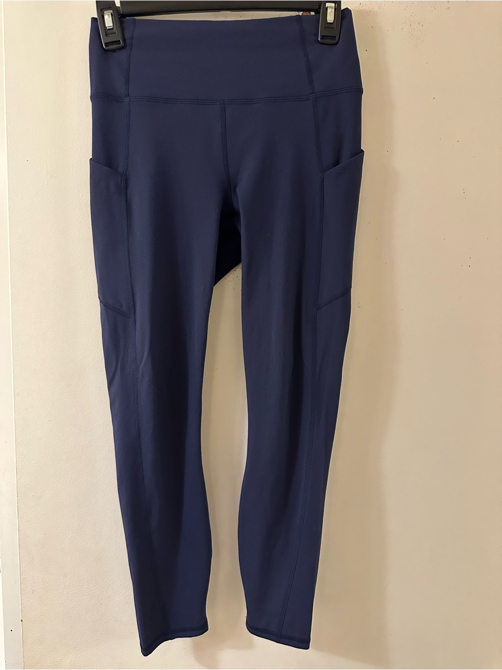 Fabletics Navy Oasis PureLuxe High-
Waisted Legging 7/8 Size S